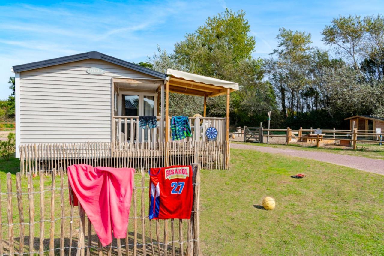 Camping Les Carolins Saint-Lo-d'Ourville Ngoại thất bức ảnh