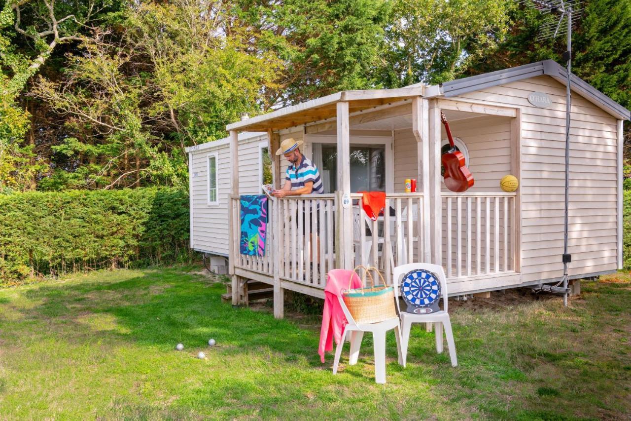 Camping Les Carolins Saint-Lo-d'Ourville Ngoại thất bức ảnh